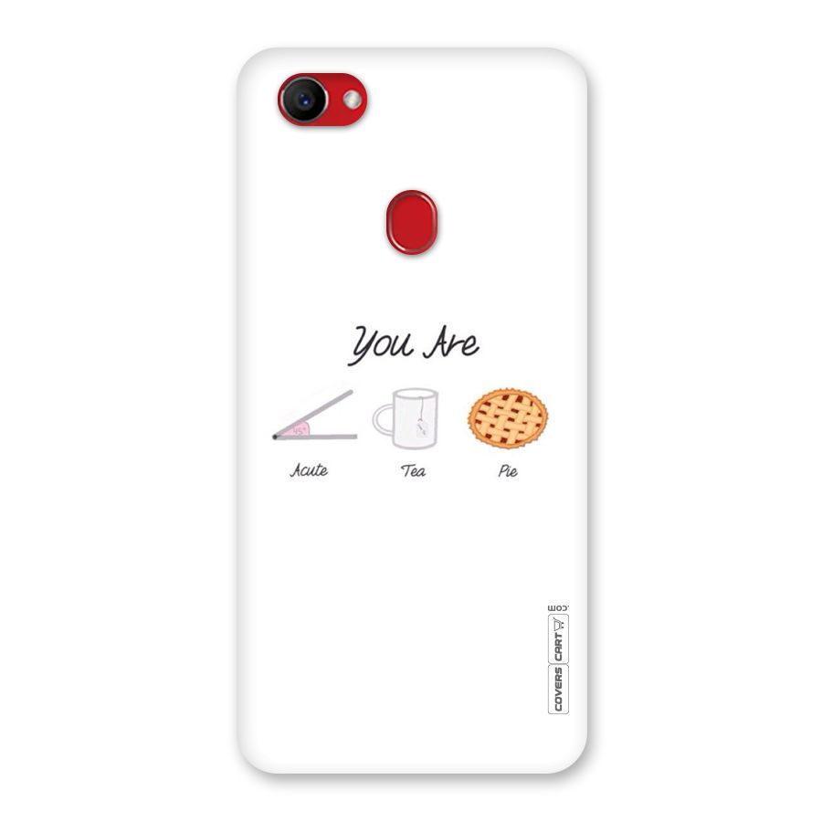 Acute Tea Pie Back Case for Oppo F7