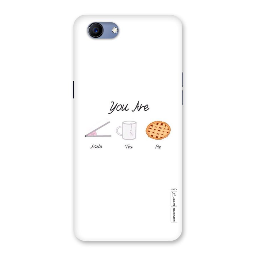 Acute Tea Pie Back Case for Oppo Realme 1