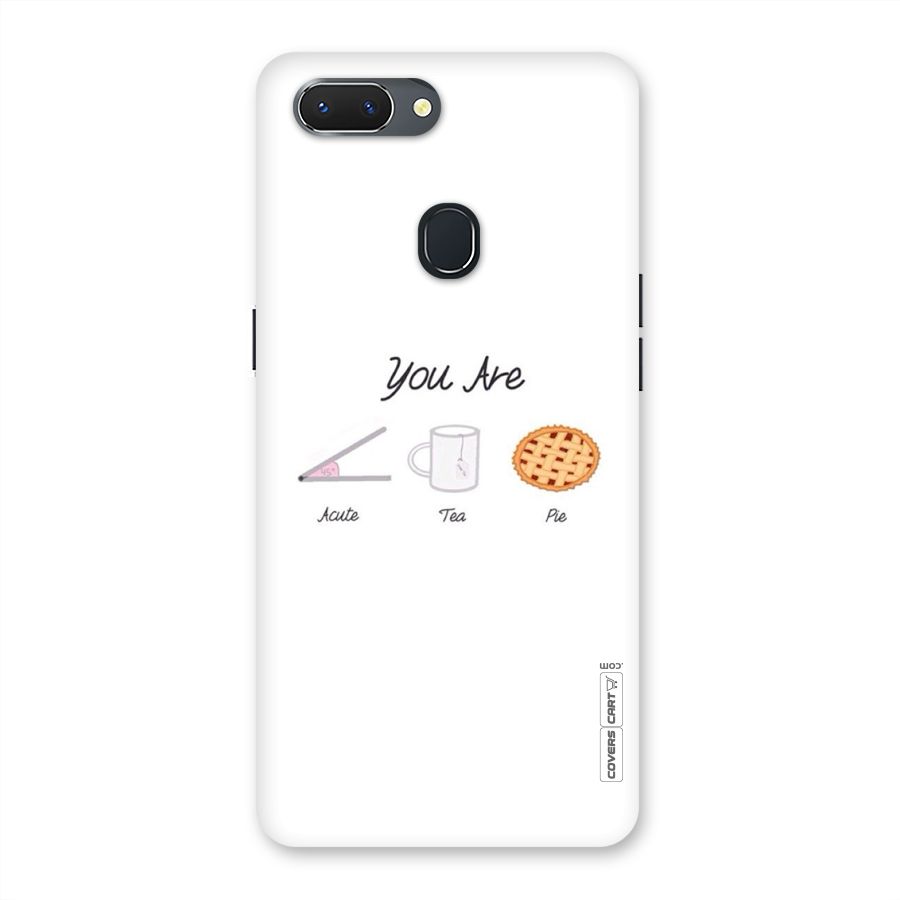 Acute Tea Pie Back Case for Oppo Realme 2