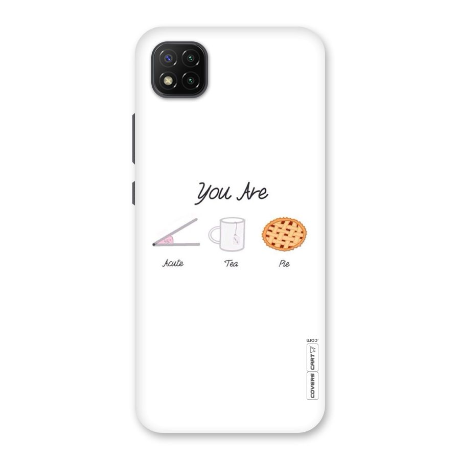 Acute Tea Pie Back Case for Poco C3