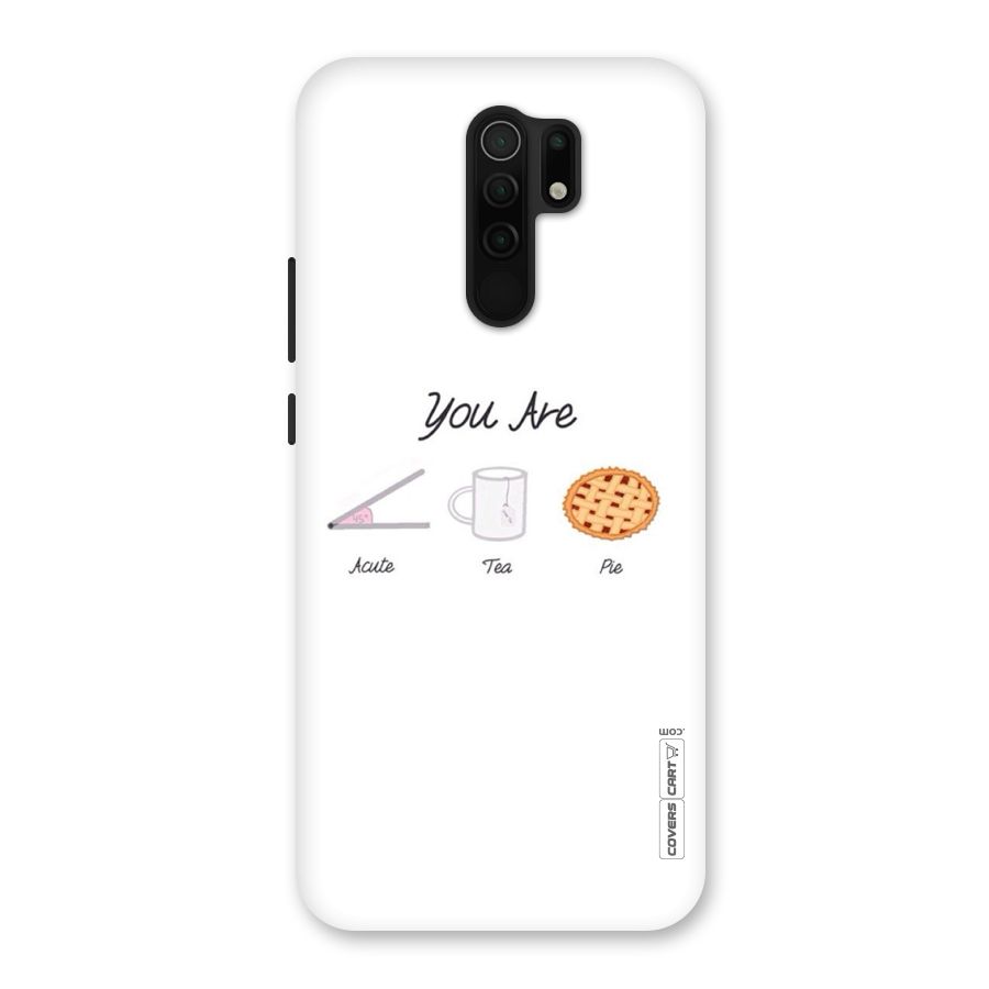 Acute Tea Pie Back Case for Poco M2