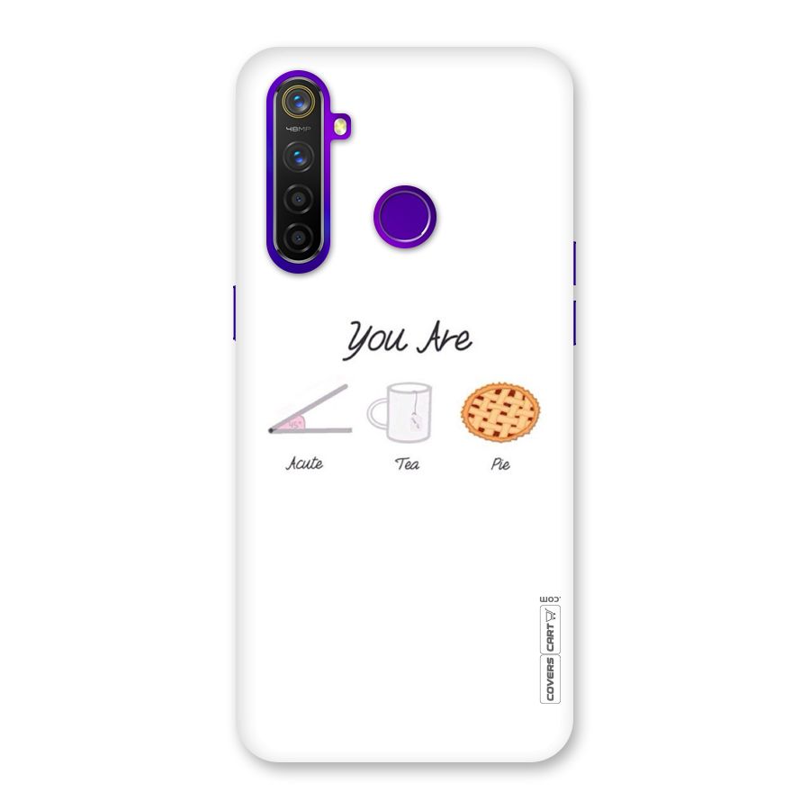 Acute Tea Pie Back Case for Realme 5 Pro