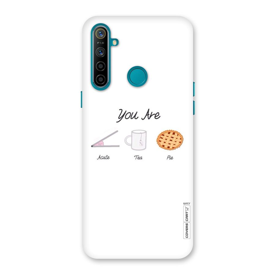 Acute Tea Pie Back Case for Realme 5i