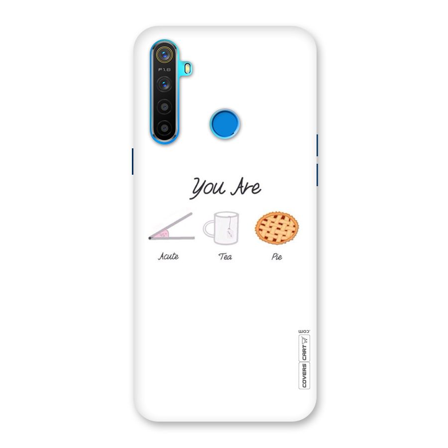 Acute Tea Pie Back Case for Realme 5s