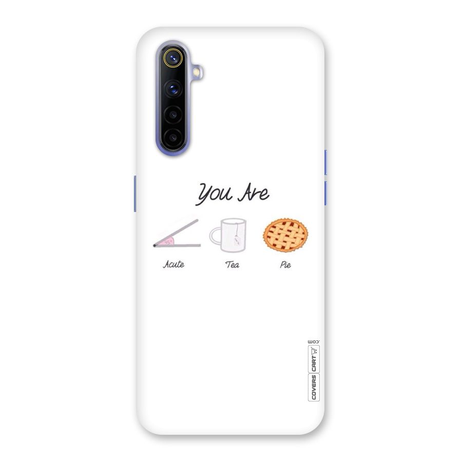 Acute Tea Pie Back Case for Realme 6i