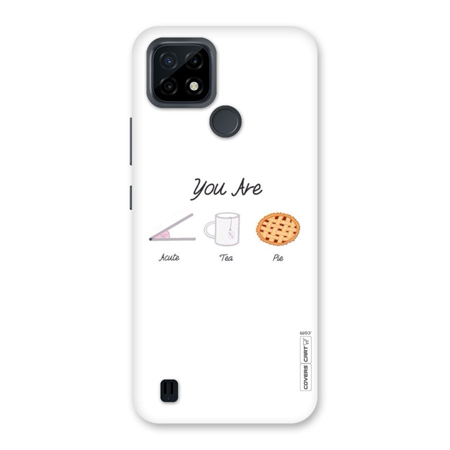 Acute Tea Pie Back Case for Realme C21