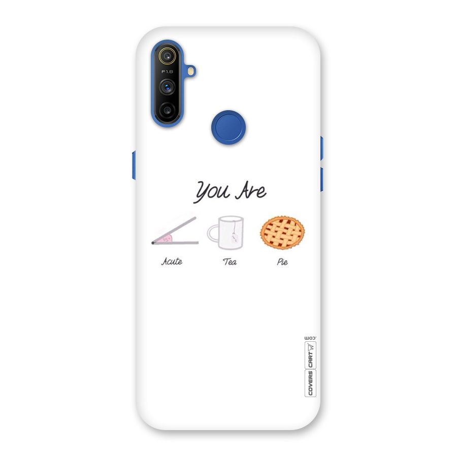 Acute Tea Pie Back Case for Realme Narzo 10A