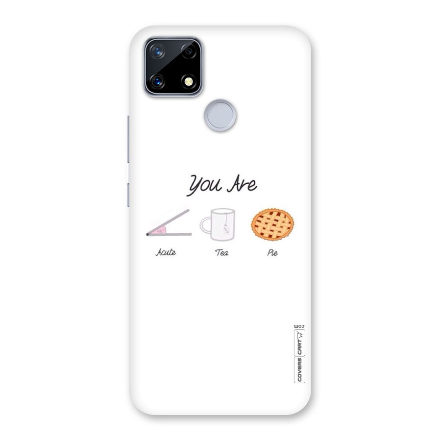 Acute Tea Pie Back Case for Realme Narzo 20