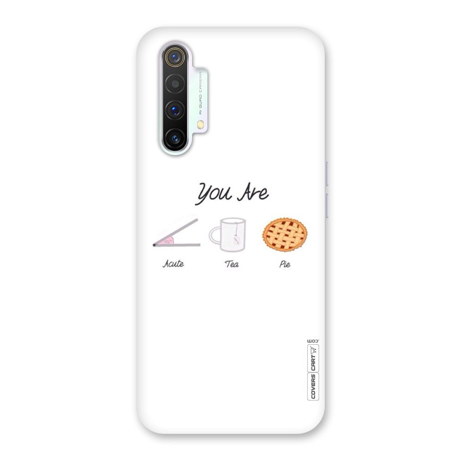 Acute Tea Pie Back Case for Realme X3 SuperZoom