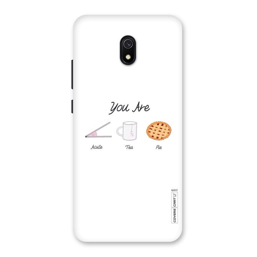 Acute Tea Pie Back Case for Redmi 8A