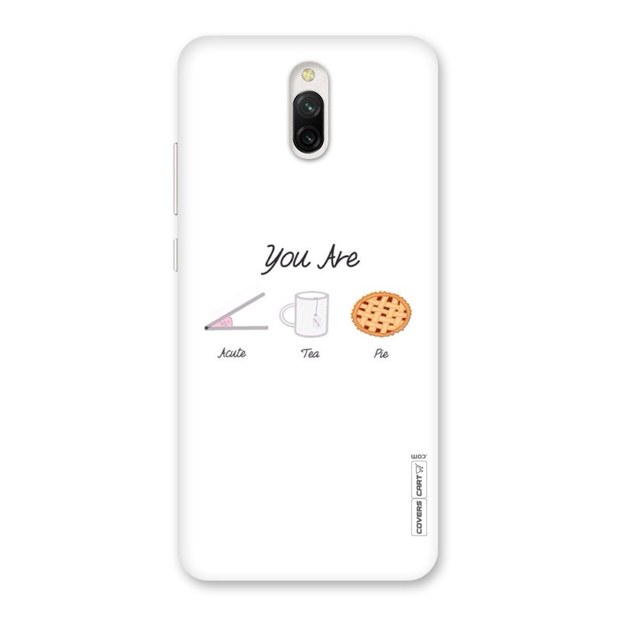 Acute Tea Pie Back Case for Redmi 8A Dual