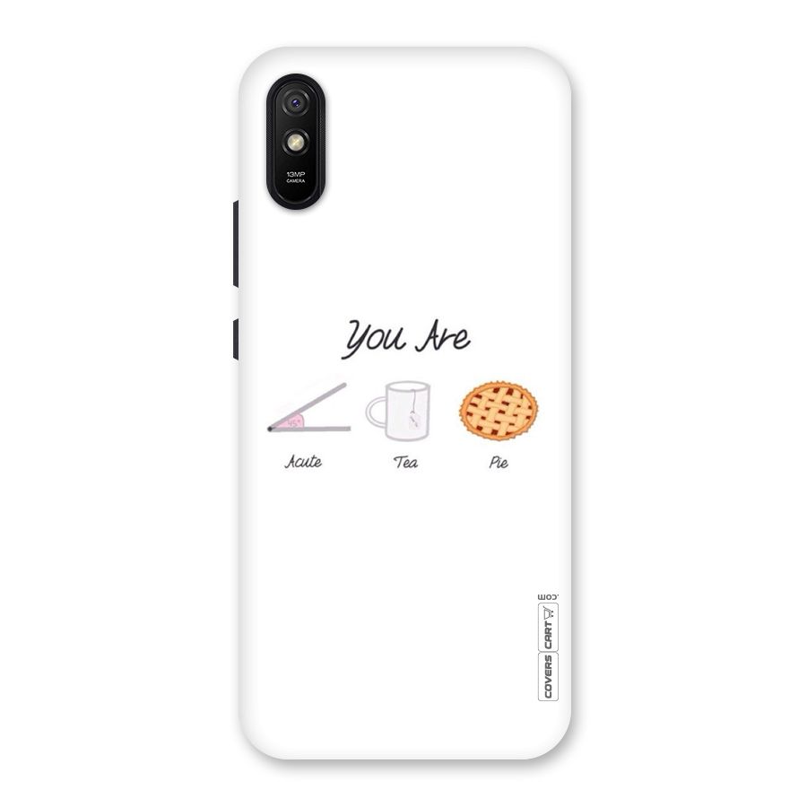 Acute Tea Pie Back Case for Redmi 9A