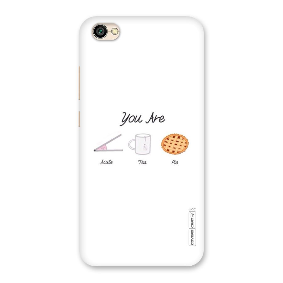 Acute Tea Pie Back Case for Redmi Y1 Lite