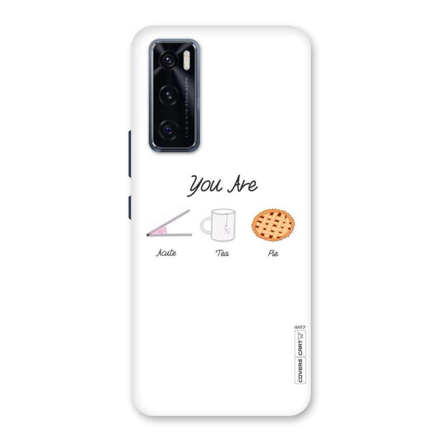 Acute Tea Pie Back Case for Vivo V20 SE