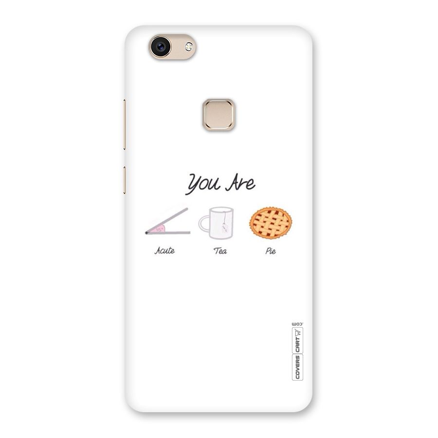 Acute Tea Pie Back Case for Vivo V7