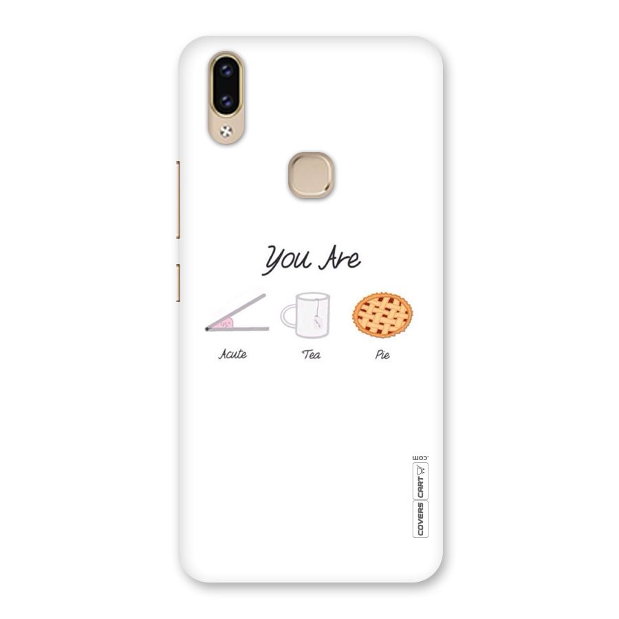 Acute Tea Pie Back Case for Vivo V9 Youth
