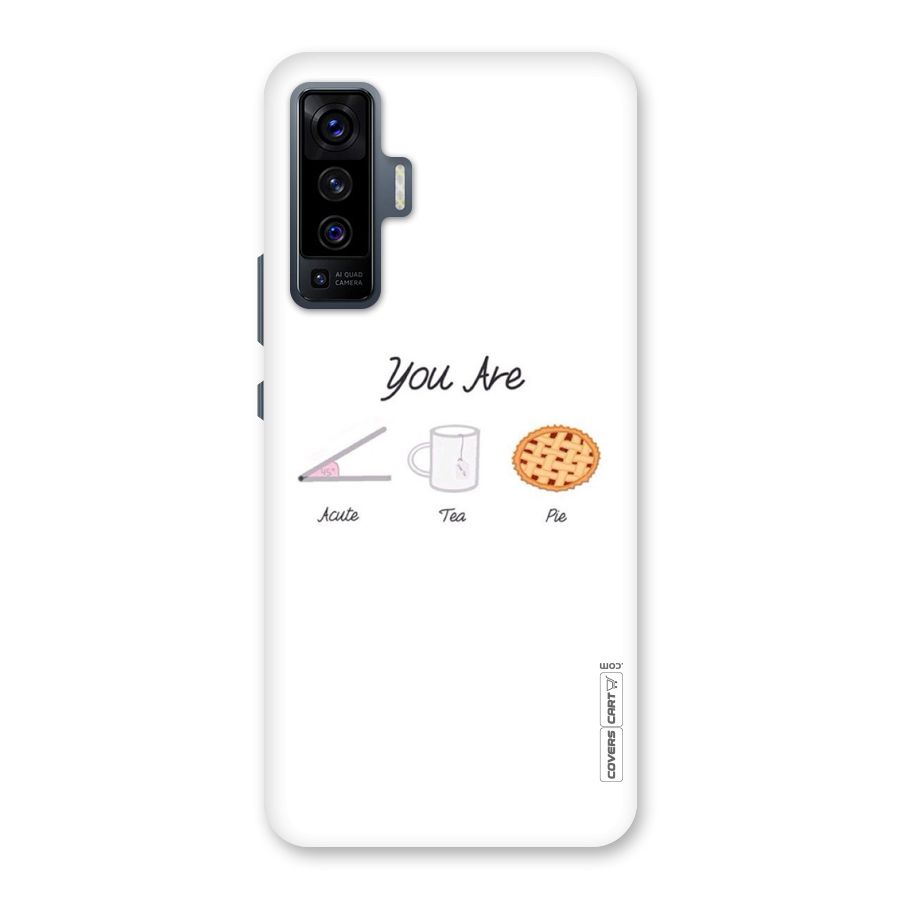 Acute Tea Pie Back Case for Vivo X50
