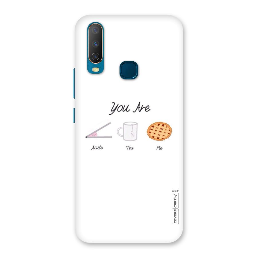 Acute Tea Pie Back Case for Vivo Y12