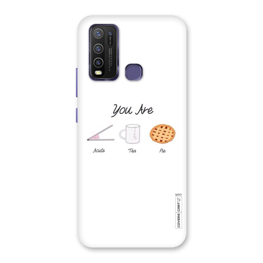 Acute Tea Pie Back Case for Vivo Y50