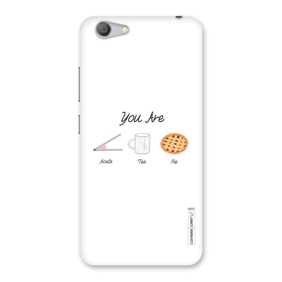 Acute Tea Pie Back Case for Vivo Y53
