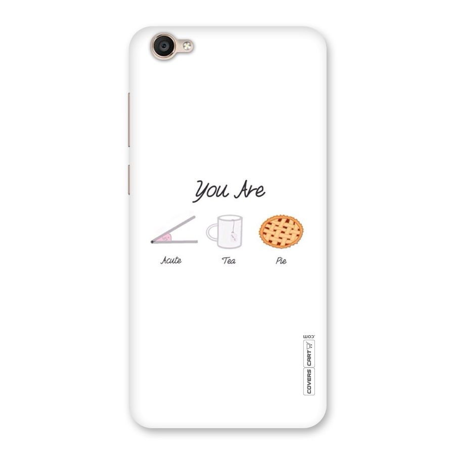 Acute Tea Pie Back Case for Vivo Y55