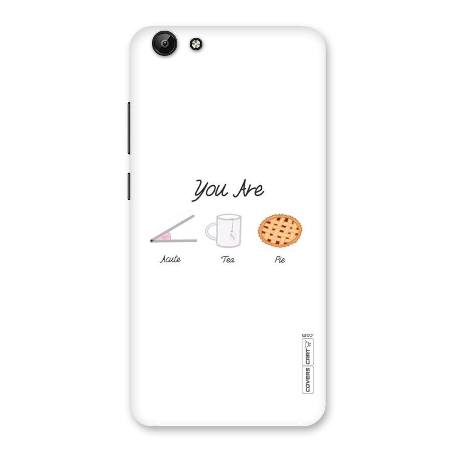 Acute Tea Pie Back Case for Vivo Y69