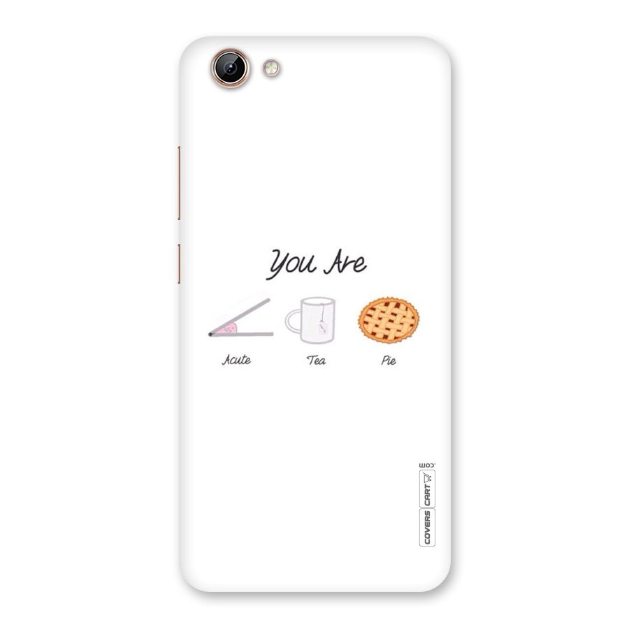 Acute Tea Pie Back Case for Vivo Y71