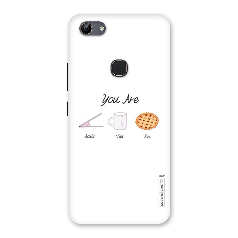 Acute Tea Pie Back Case for Vivo Y81