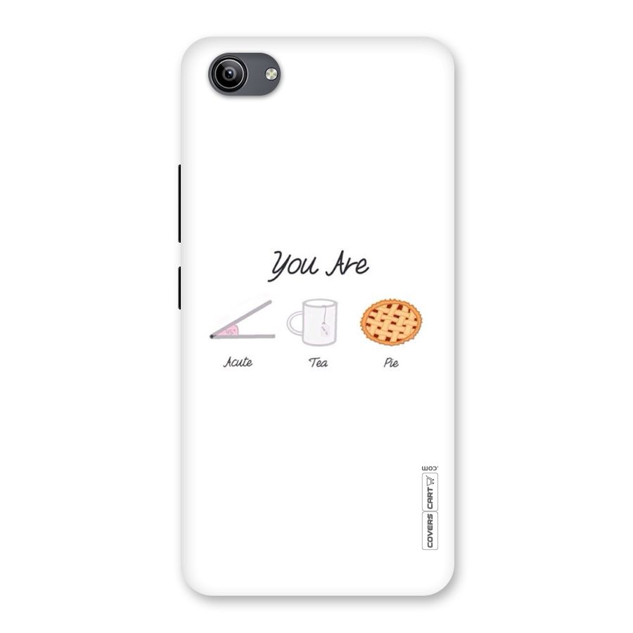 Acute Tea Pie Back Case for Vivo Y81i