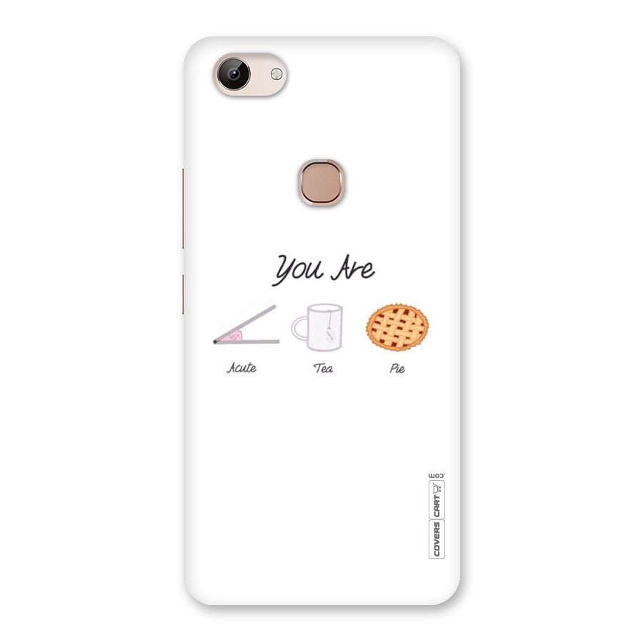 Acute Tea Pie Back Case for Vivo Y83