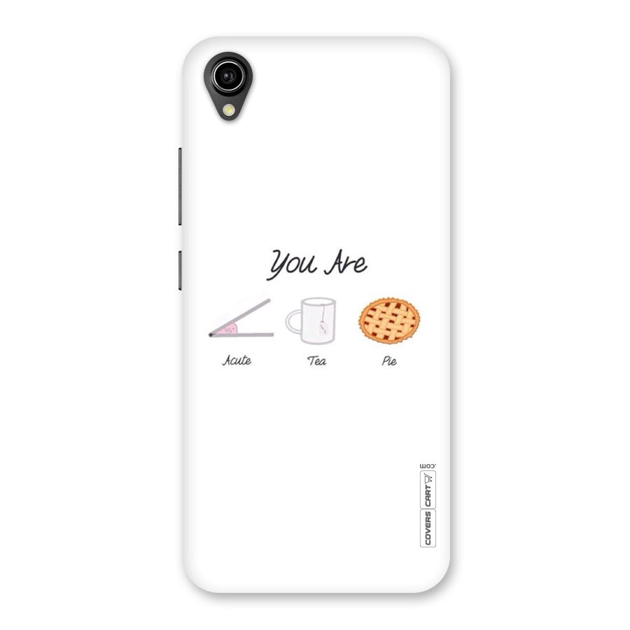 Acute Tea Pie Back Case for Vivo Y90