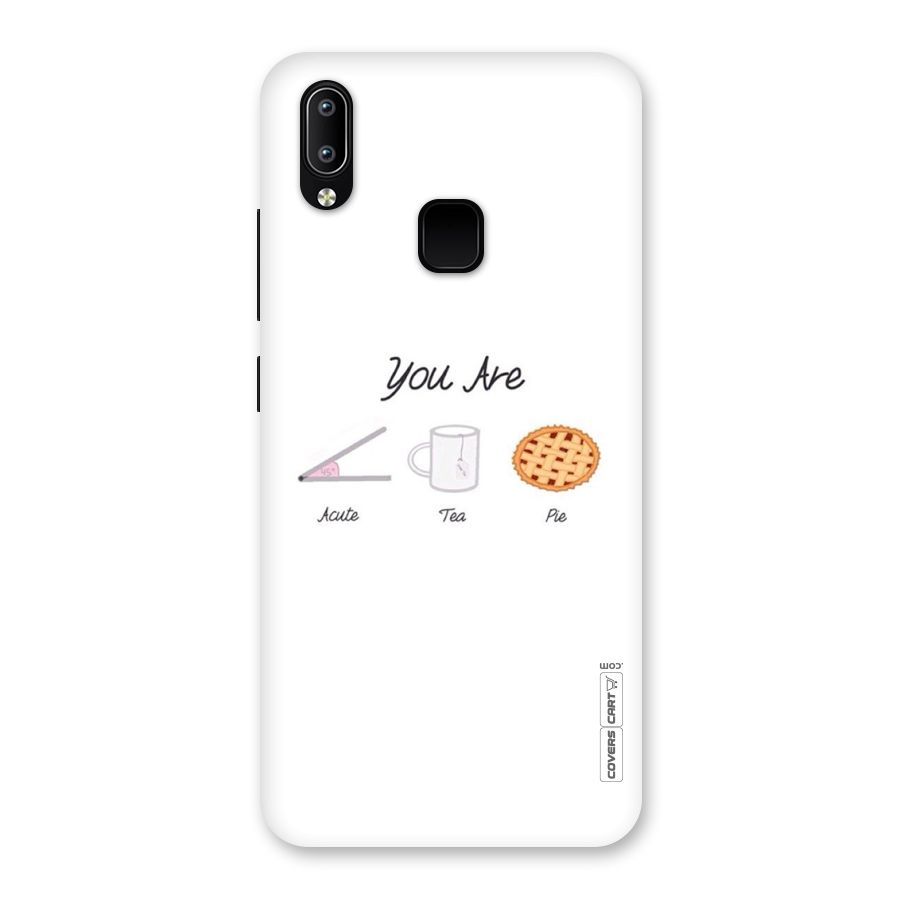 Acute Tea Pie Back Case for Vivo Y93