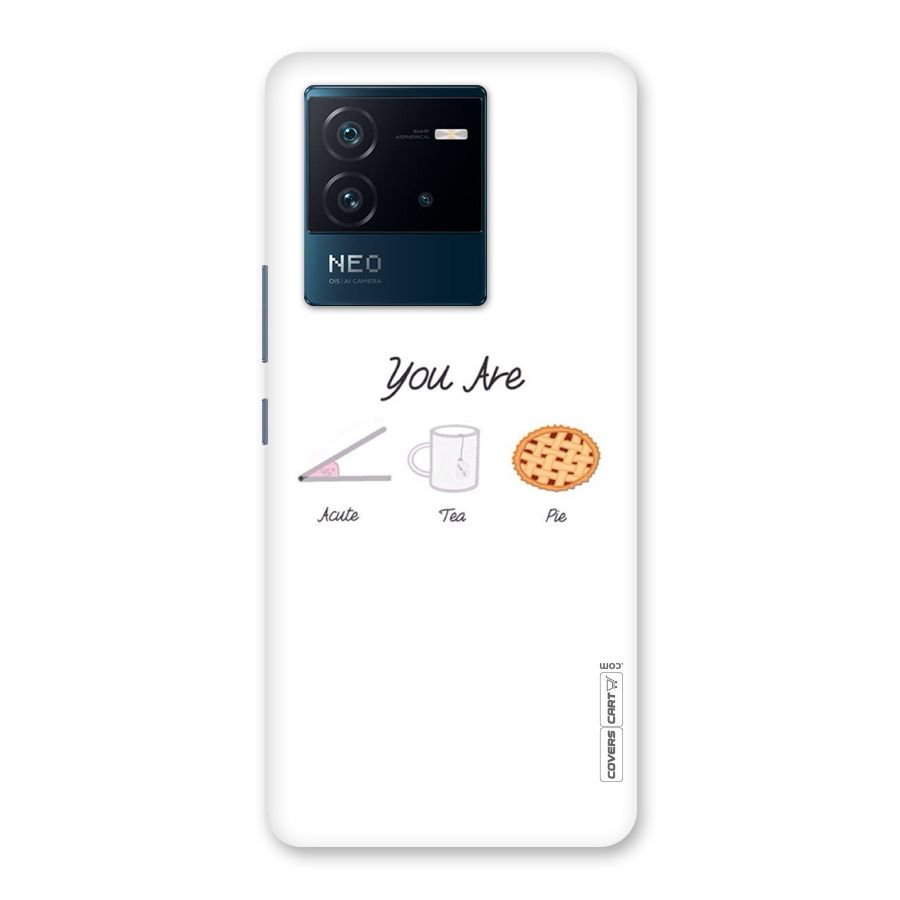 Acute Tea Pie Back Case for Vivo iQOO Neo 6 5G