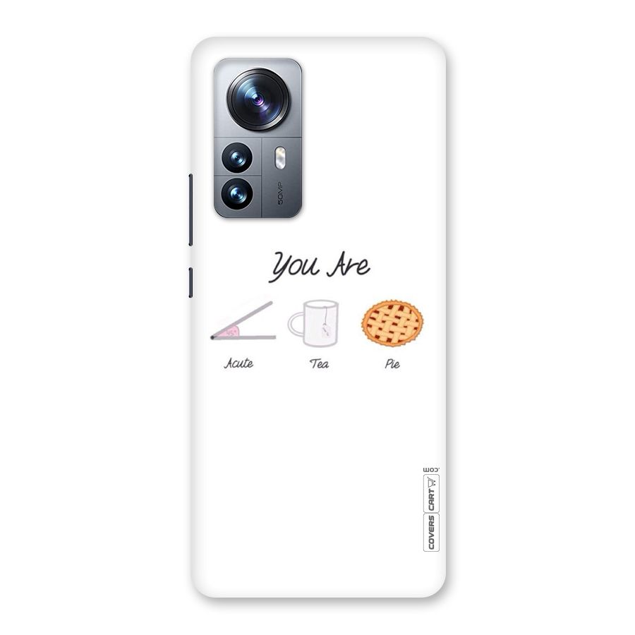 Acute Tea Pie Back Case for Xiaomi 12 Pro
