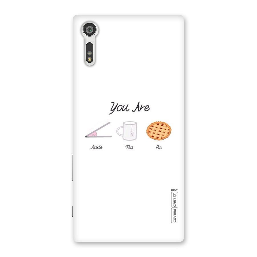 Acute Tea Pie Back Case for Xperia XZ