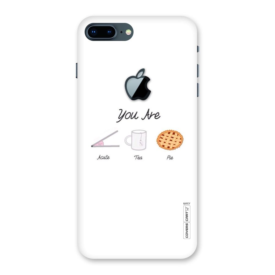 Acute Tea Pie Back Case for iPhone 7 Plus Apple Cut