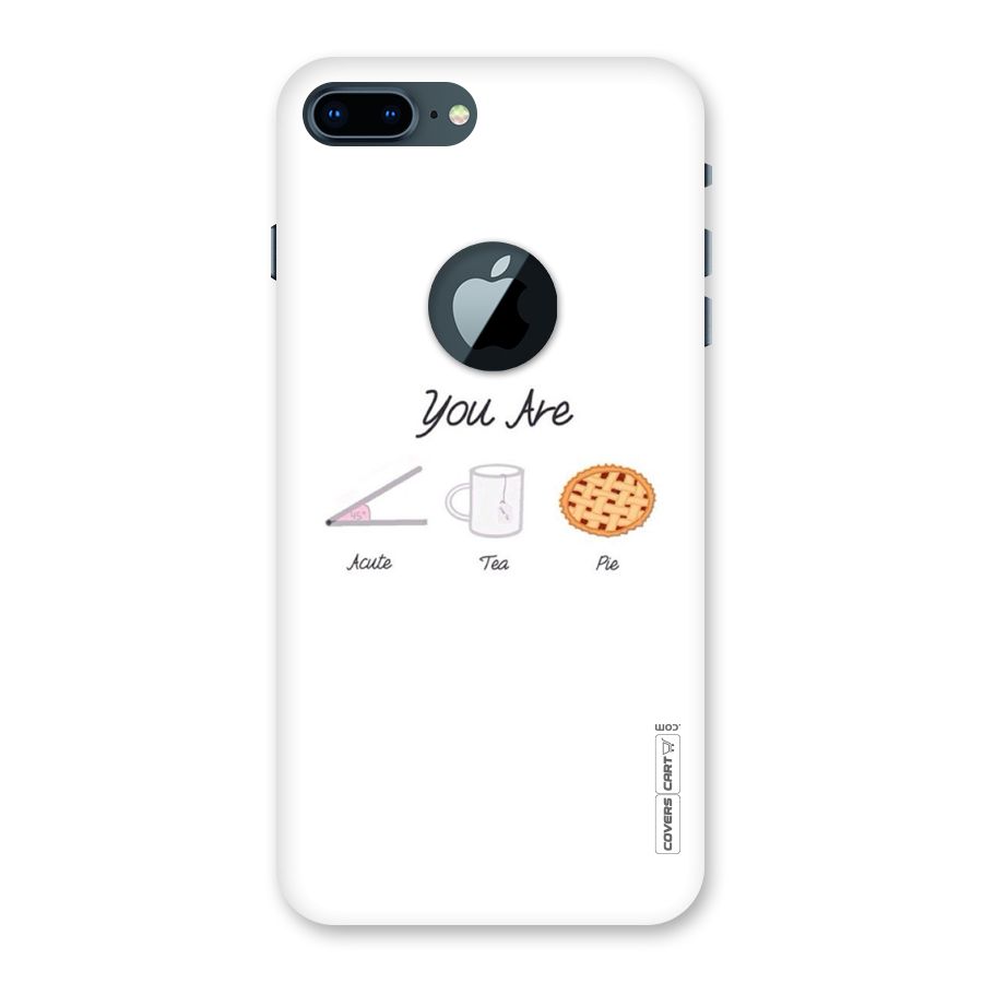 Acute Tea Pie Back Case for iPhone 7 Plus Logo Cut