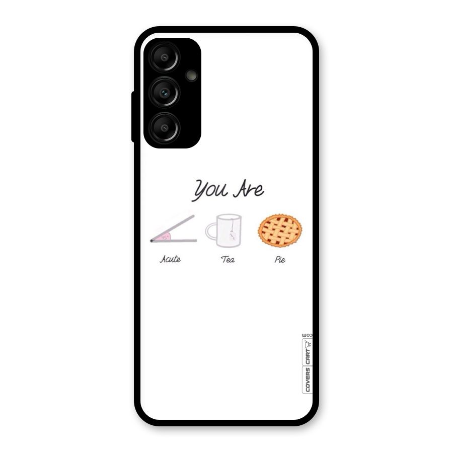Acute Tea Pie Glass Back Case for Galaxy A14 5G