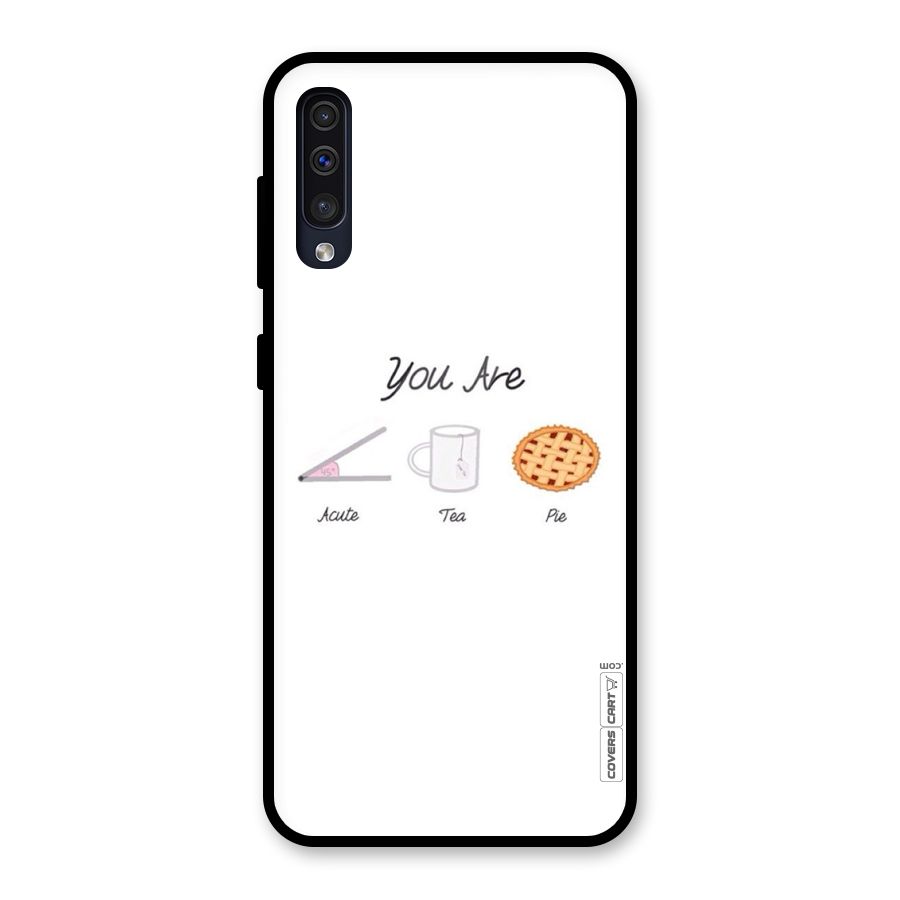 Acute Tea Pie Glass Back Case for Galaxy A50