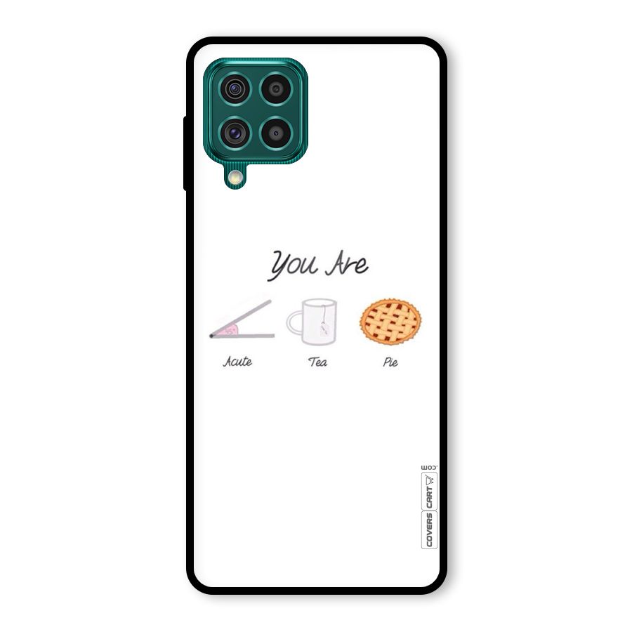 Acute Tea Pie Glass Back Case for Galaxy F62