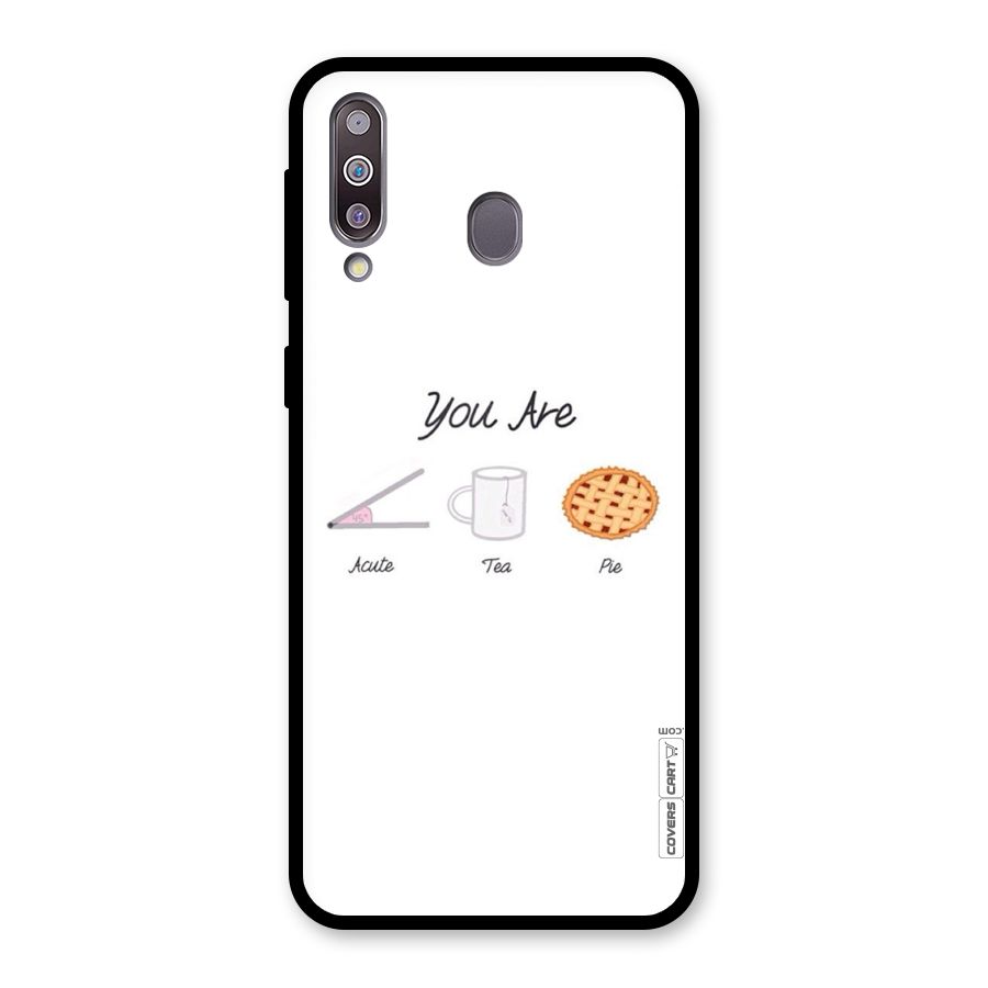 Acute Tea Pie Glass Back Case for Galaxy M30