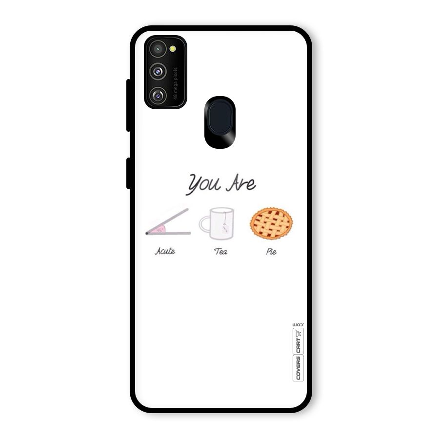 Acute Tea Pie Glass Back Case for Galaxy M30s