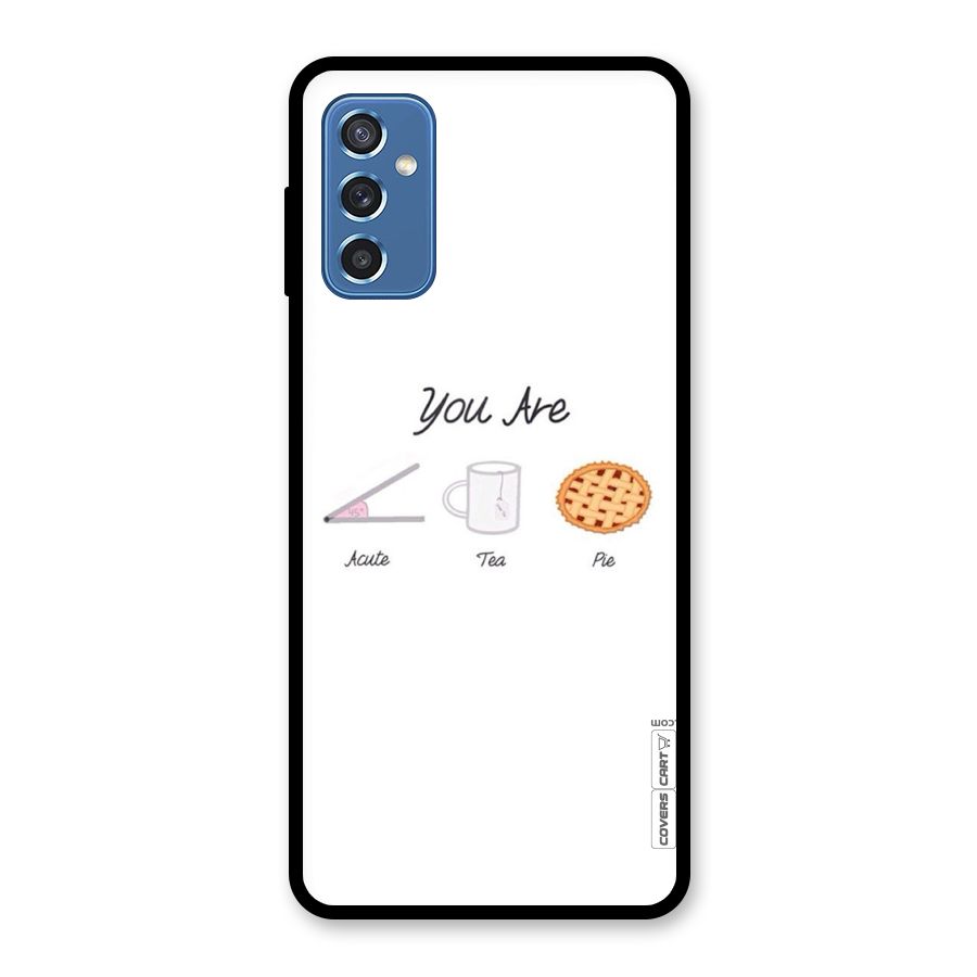 Acute Tea Pie Glass Back Case for Galaxy M52 5G
