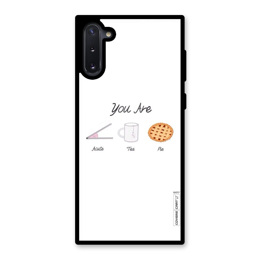 Acute Tea Pie Glass Back Case for Galaxy Note 10