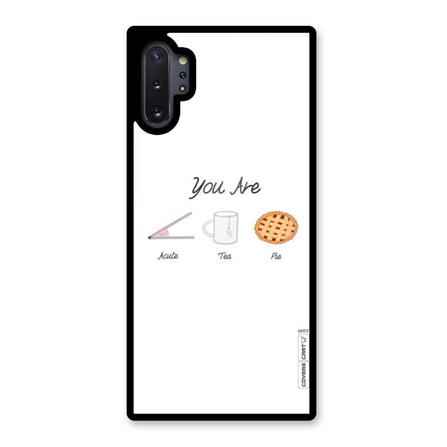 Acute Tea Pie Glass Back Case for Galaxy Note 10 Plus
