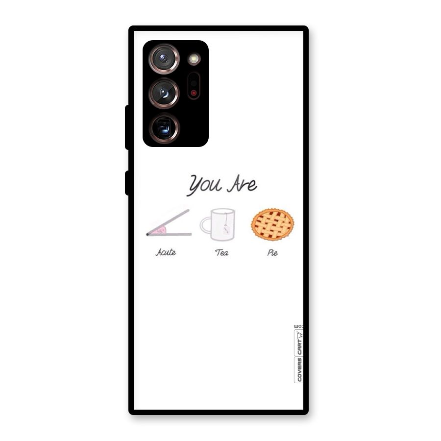 Acute Tea Pie Glass Back Case for Galaxy Note 20 Ultra
