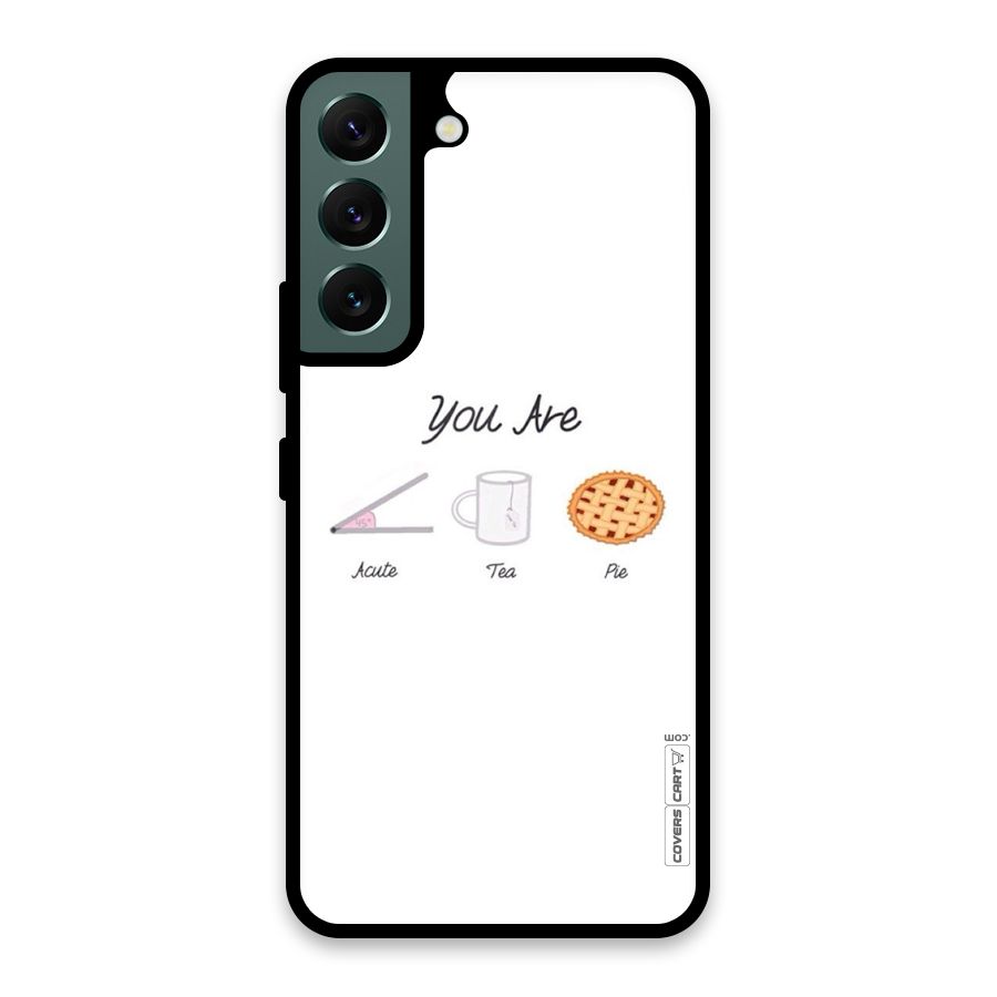 Acute Tea Pie Glass Back Case for Galaxy S22 5G