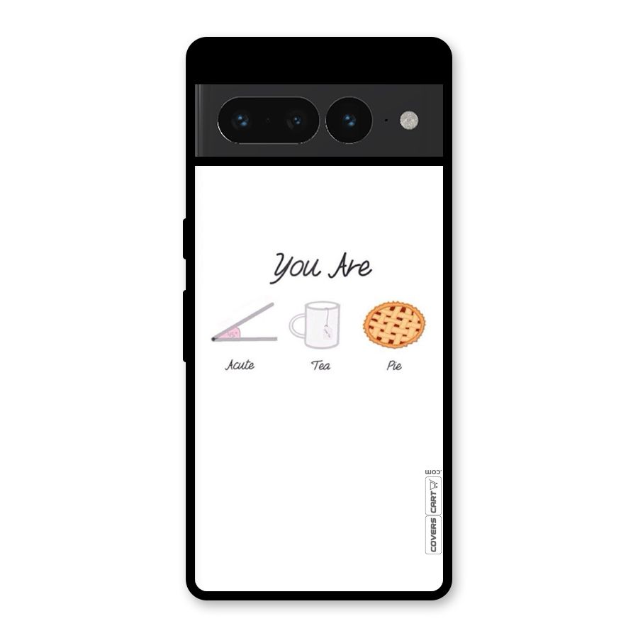 Acute Tea Pie Glass Back Case for Google Pixel 7 Pro