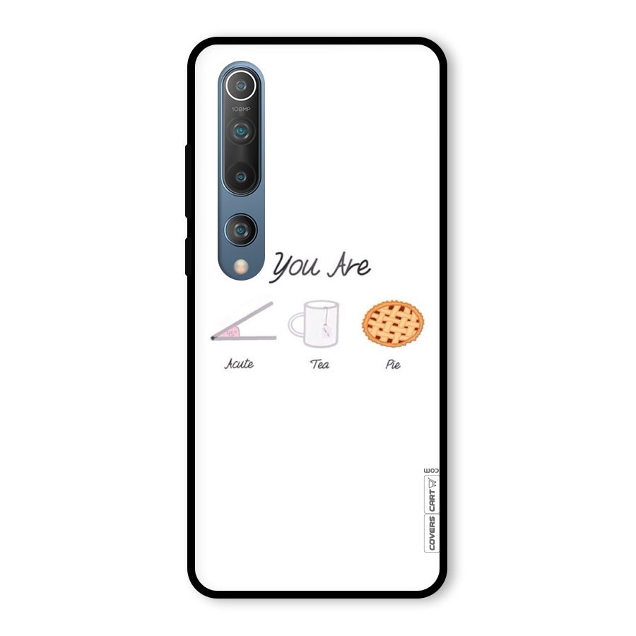 Acute Tea Pie Glass Back Case for Mi 10