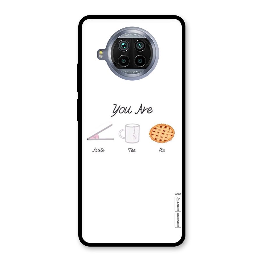 Acute Tea Pie Glass Back Case for Mi 10i